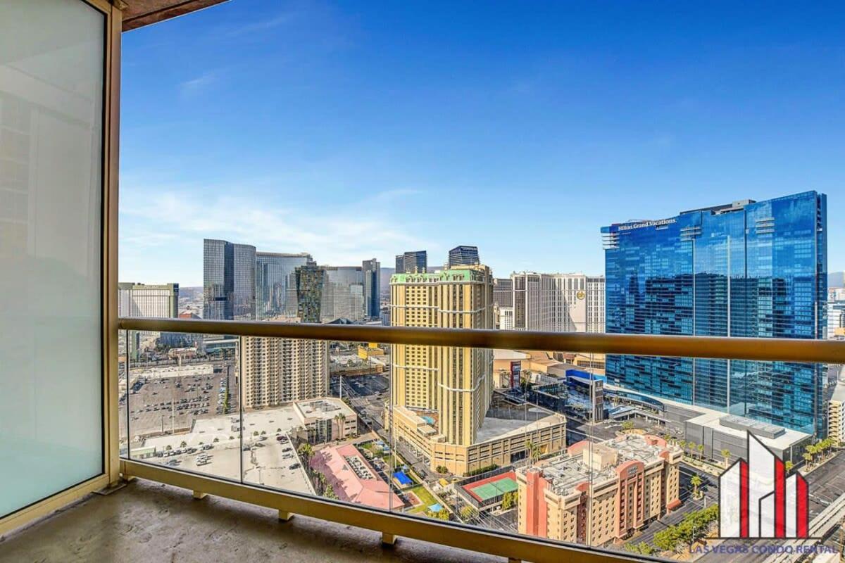 Mgm Signature-32-607 F1 Track & Strip View Balcony Las Vegas Bagian luar foto